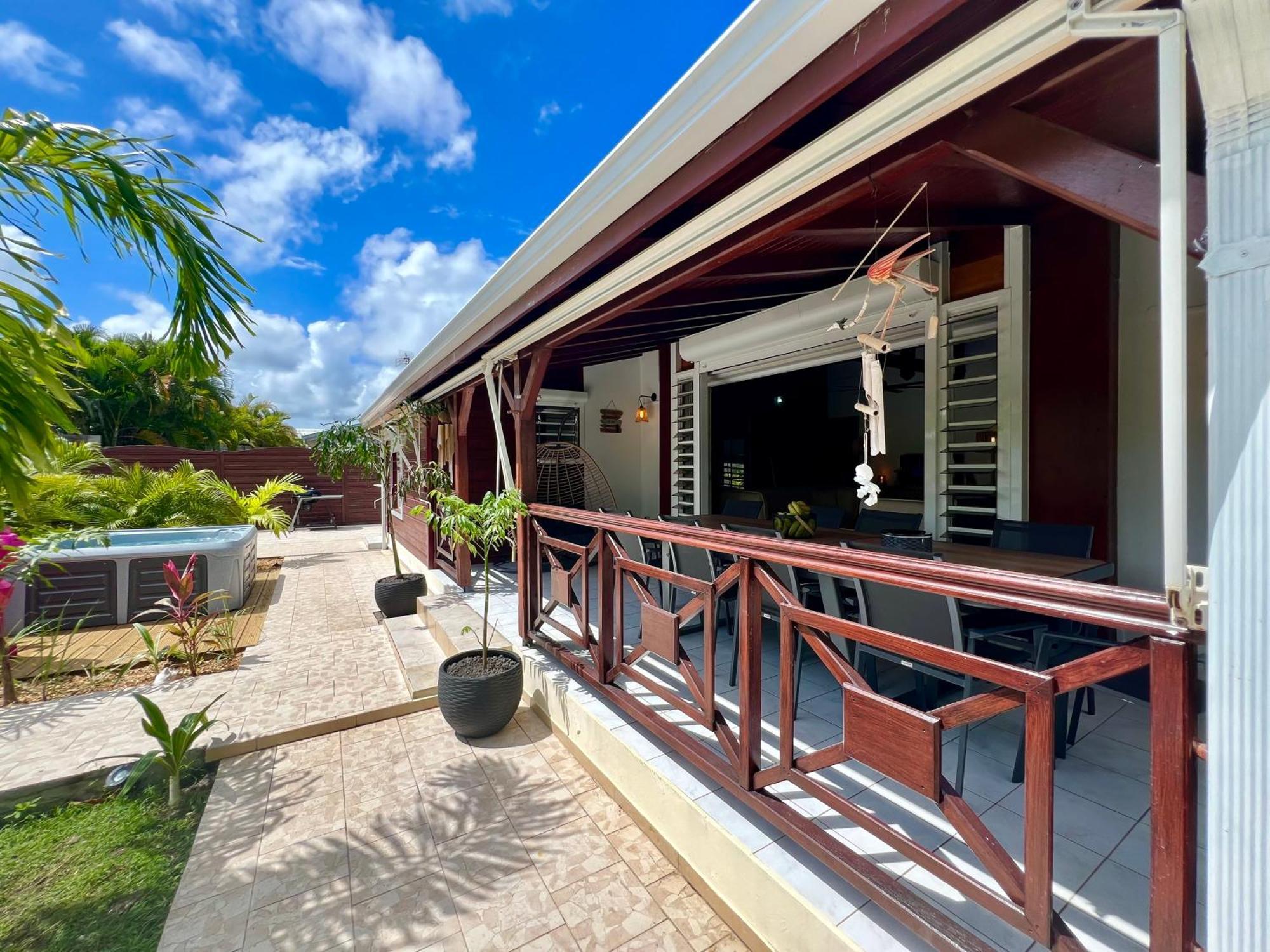 Villa Simeon Saint Francois Avec Piscine Privee Et Jacuzzi Proche Plage Saint-Francois (Grande-Terre) Exterior foto