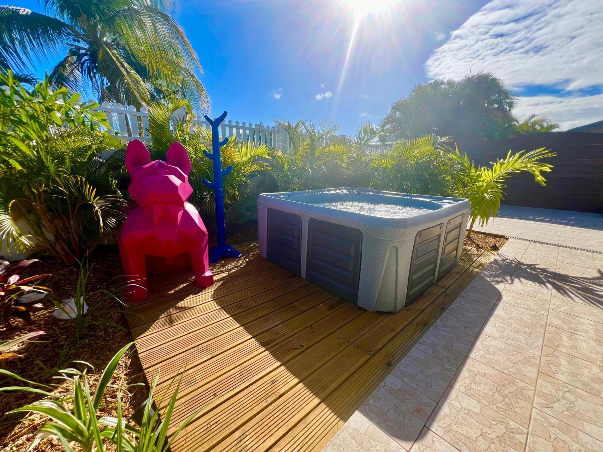 Villa Simeon Saint Francois Avec Piscine Privee Et Jacuzzi Proche Plage Saint-Francois (Grande-Terre) Exterior foto